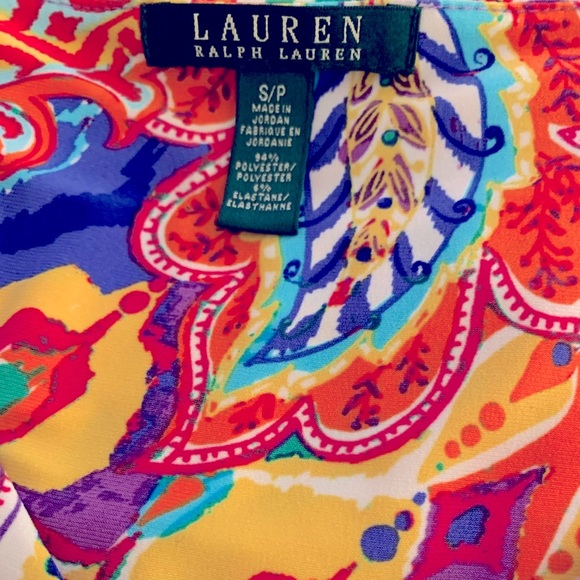 NWOT Ralph Lauren Paisley Wrap Dress- S/P - Picture 3 of 11